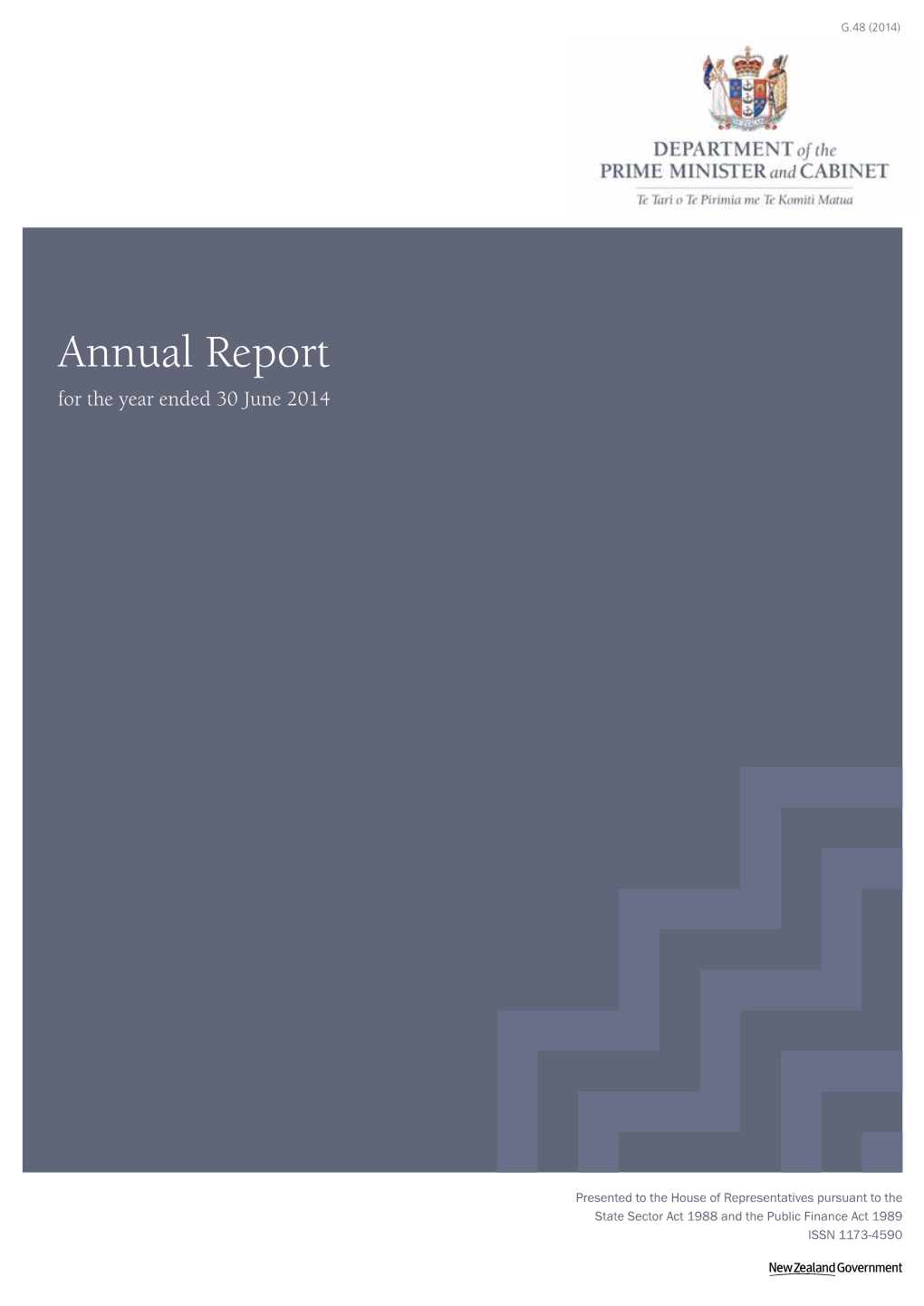 Annual Report for the Year Ended 30 June 2014