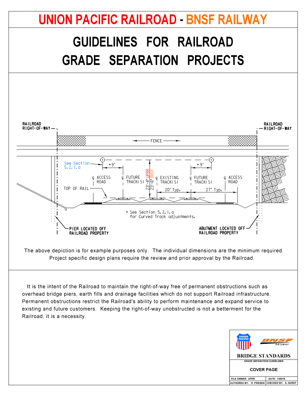 Guidelines for Railroad Grade Separation Projects