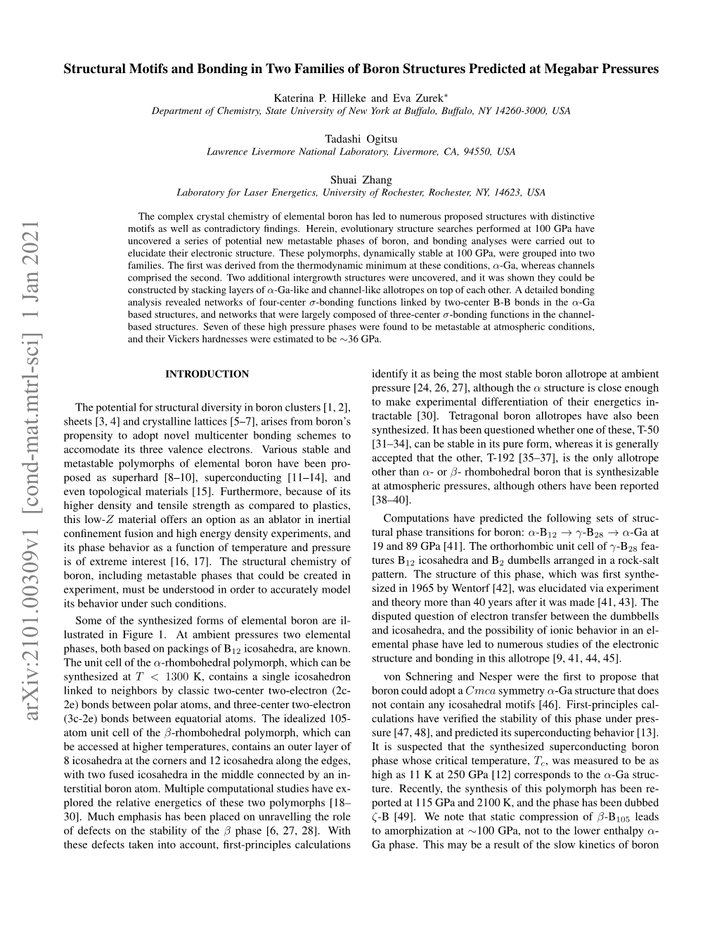 Structural Motifs and Bonding in Two Families of Boron Structures Predicted at Megabar Pressures