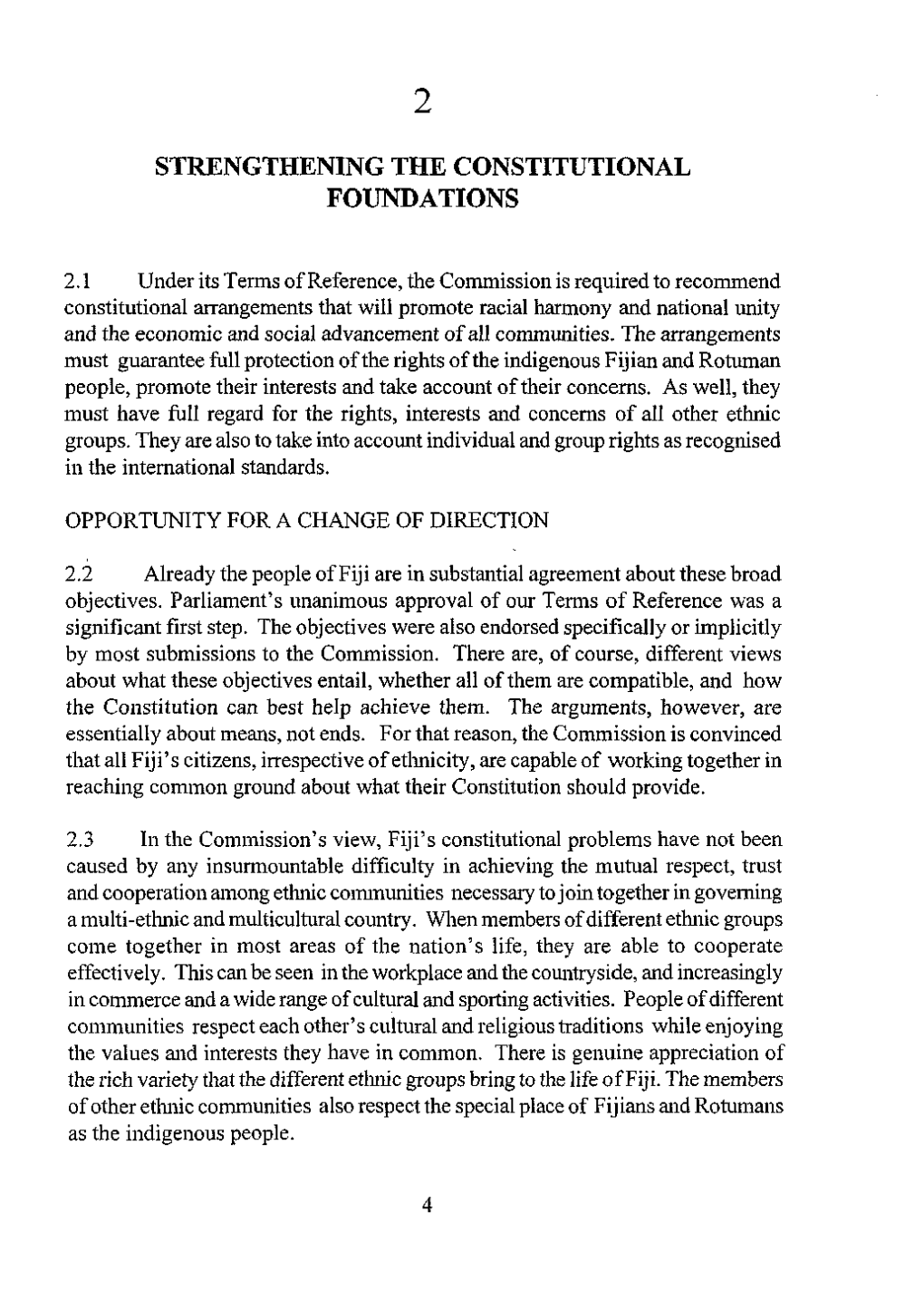 Chapter 2. Strengthening the Constitutional Foundations