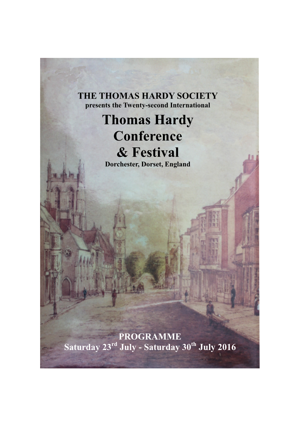 Thomas Hardy Conference & Festival