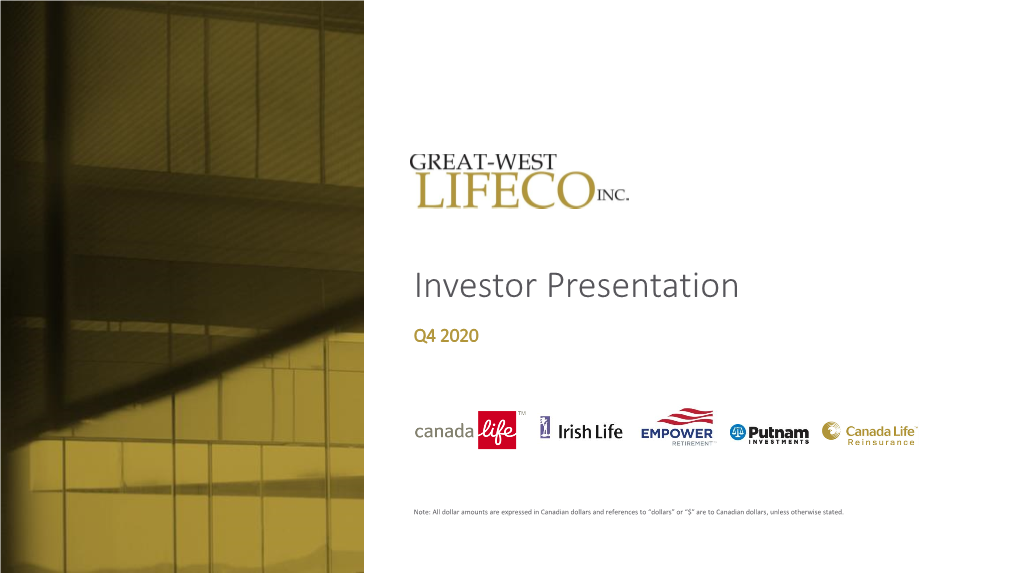 Investor Presentation