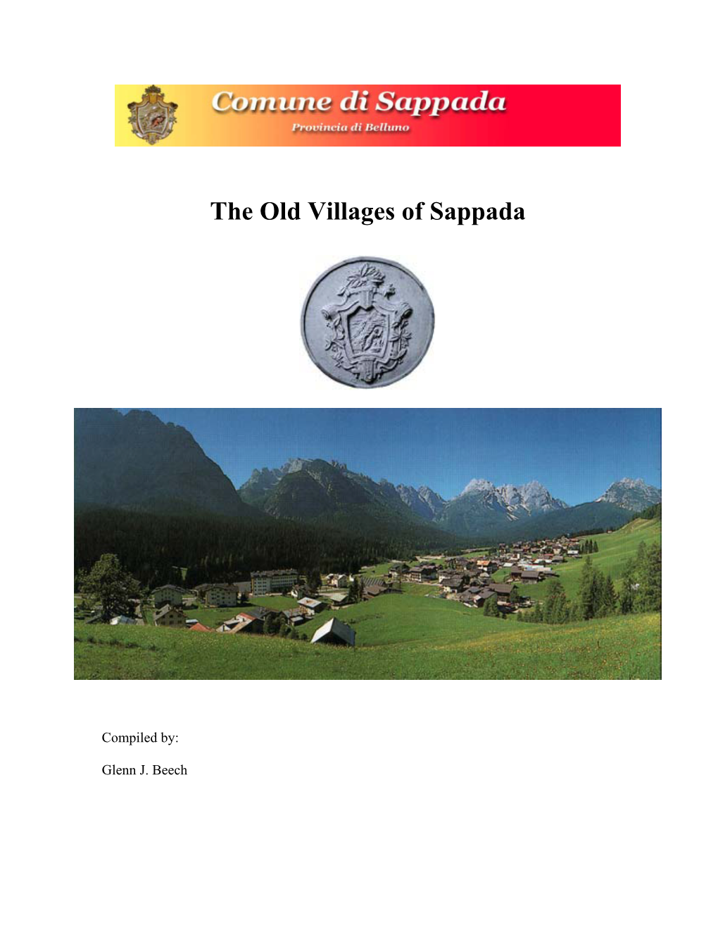 The Old Villages of Sappada