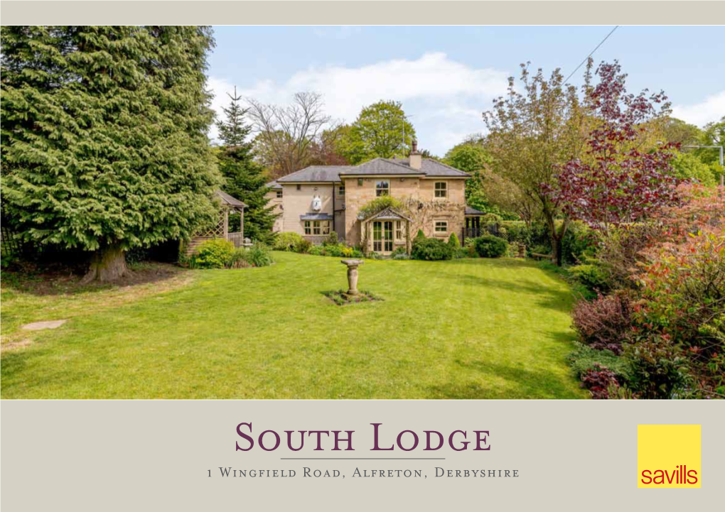South Lodge 1 Wingfield Road, Alfreton, Derbyshire South Lodge
