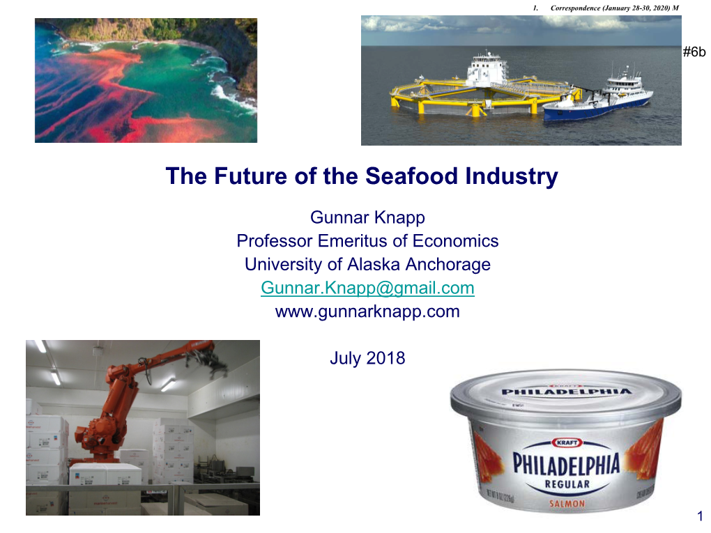 The Future of the Seafood Industry