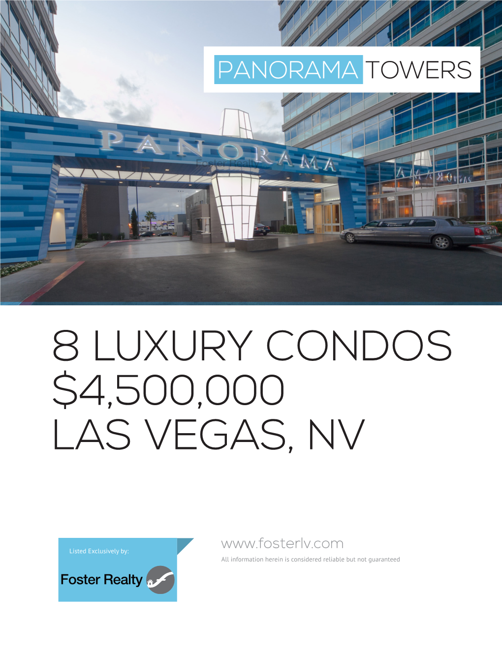 8 Luxury Condos $4,500,000 Las Vegas, Nv