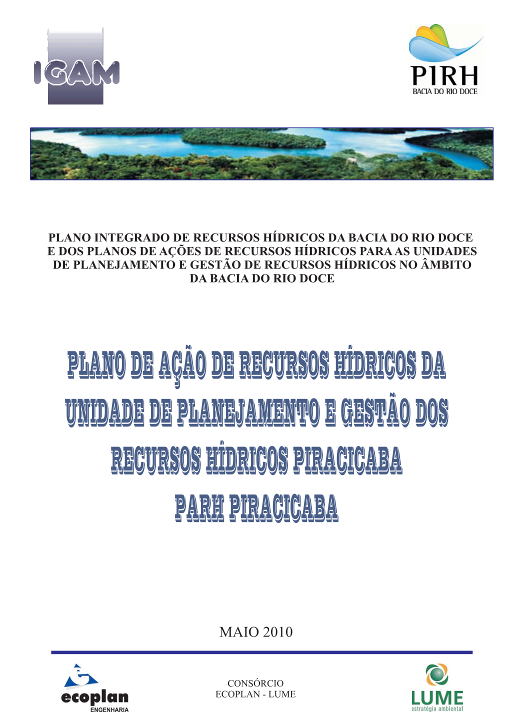PARH Bacia Do Rio Piracicaba