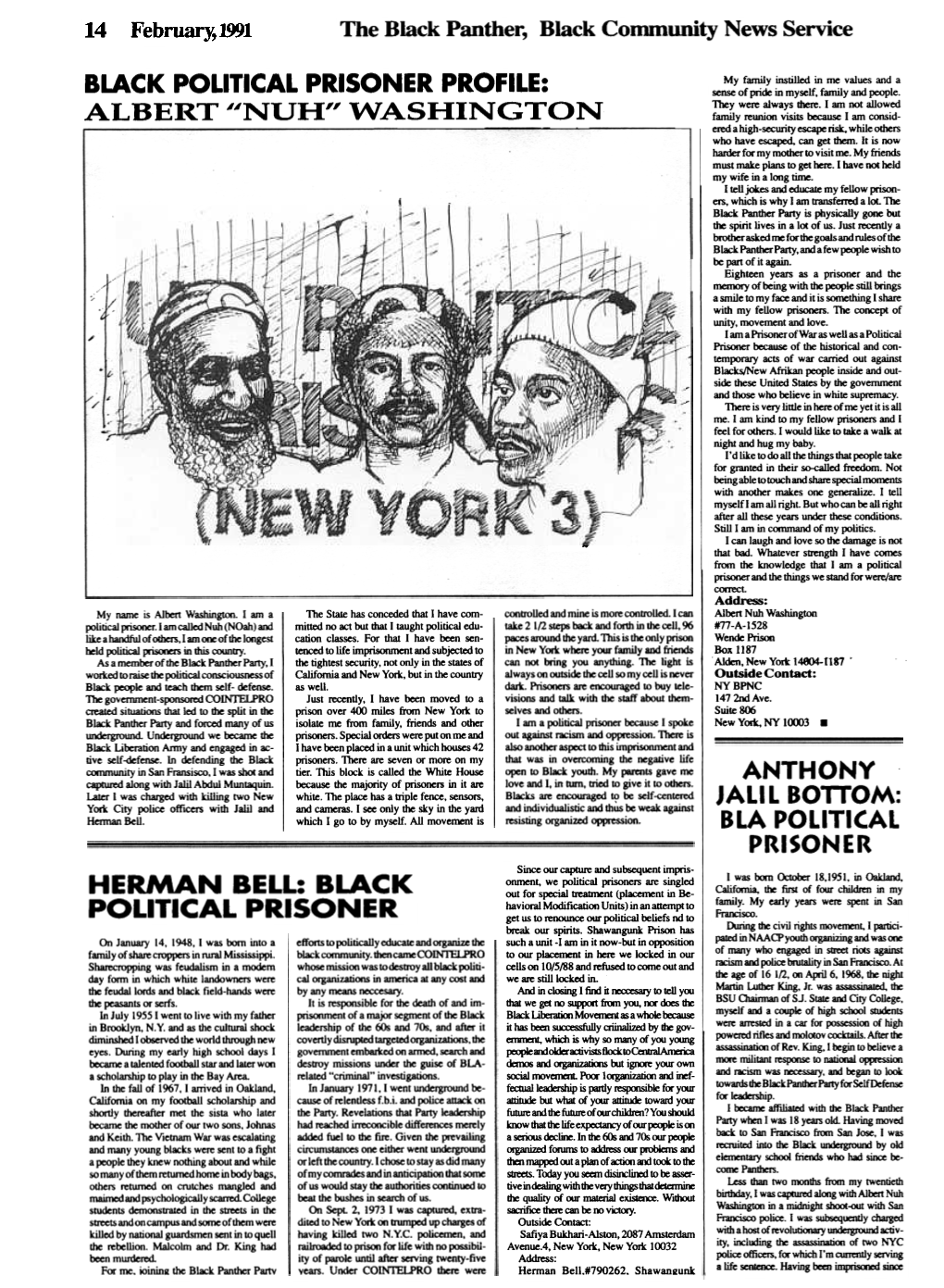 Black Community News Service Vol 1. No.1 1991