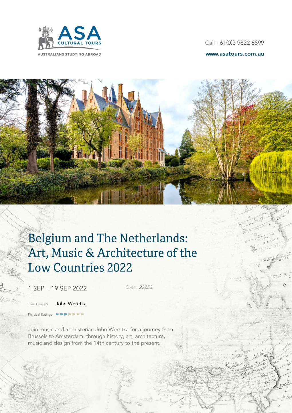 Art, Music & Architecture of the Low Countries 2022