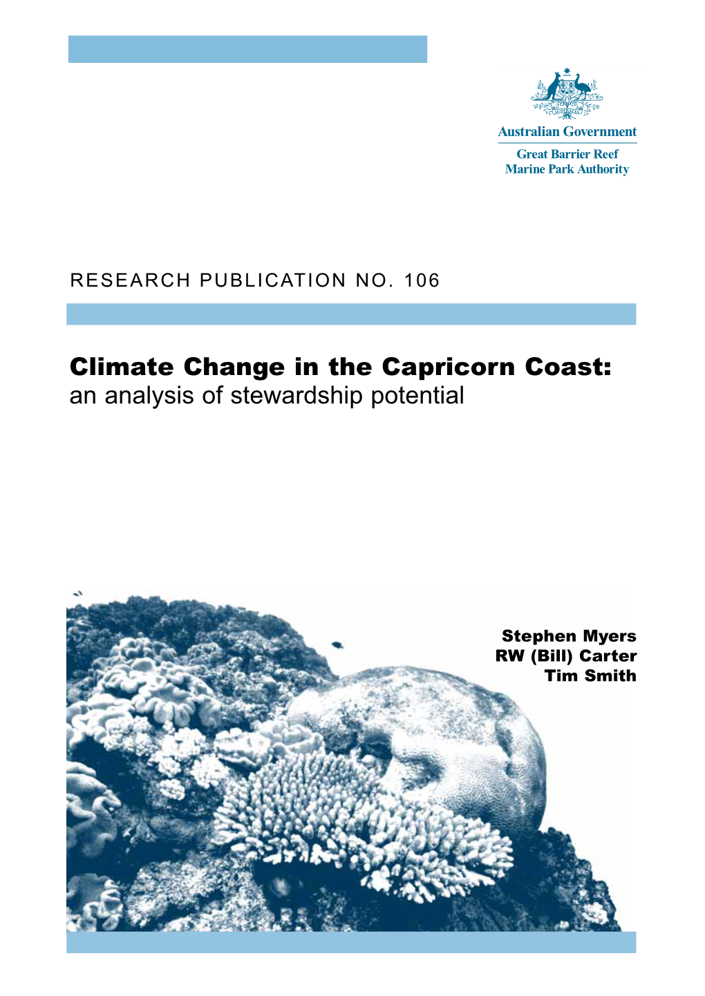 Climate Change in the Capricorn Coast: an Analysis of Stewardship Potential