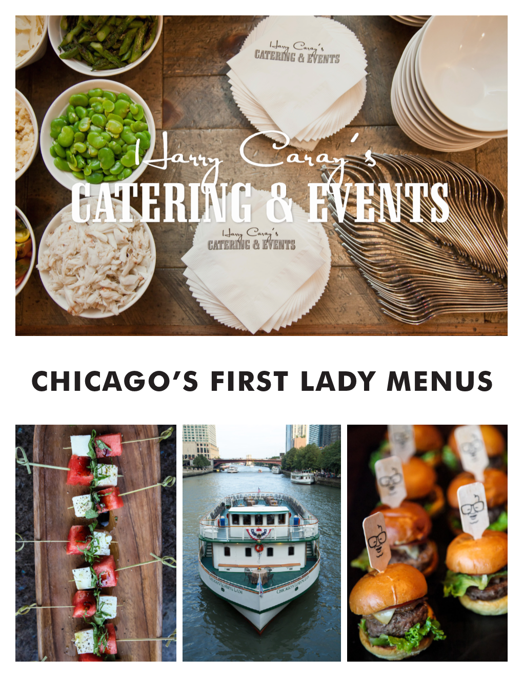 Chicago's First Lady Menus