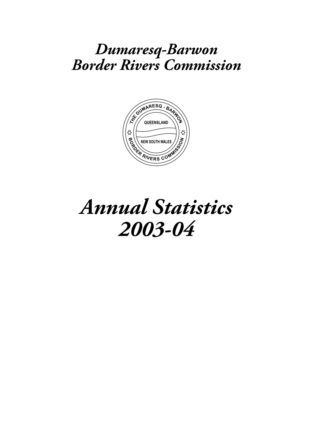 2003-04 Annual Statistics