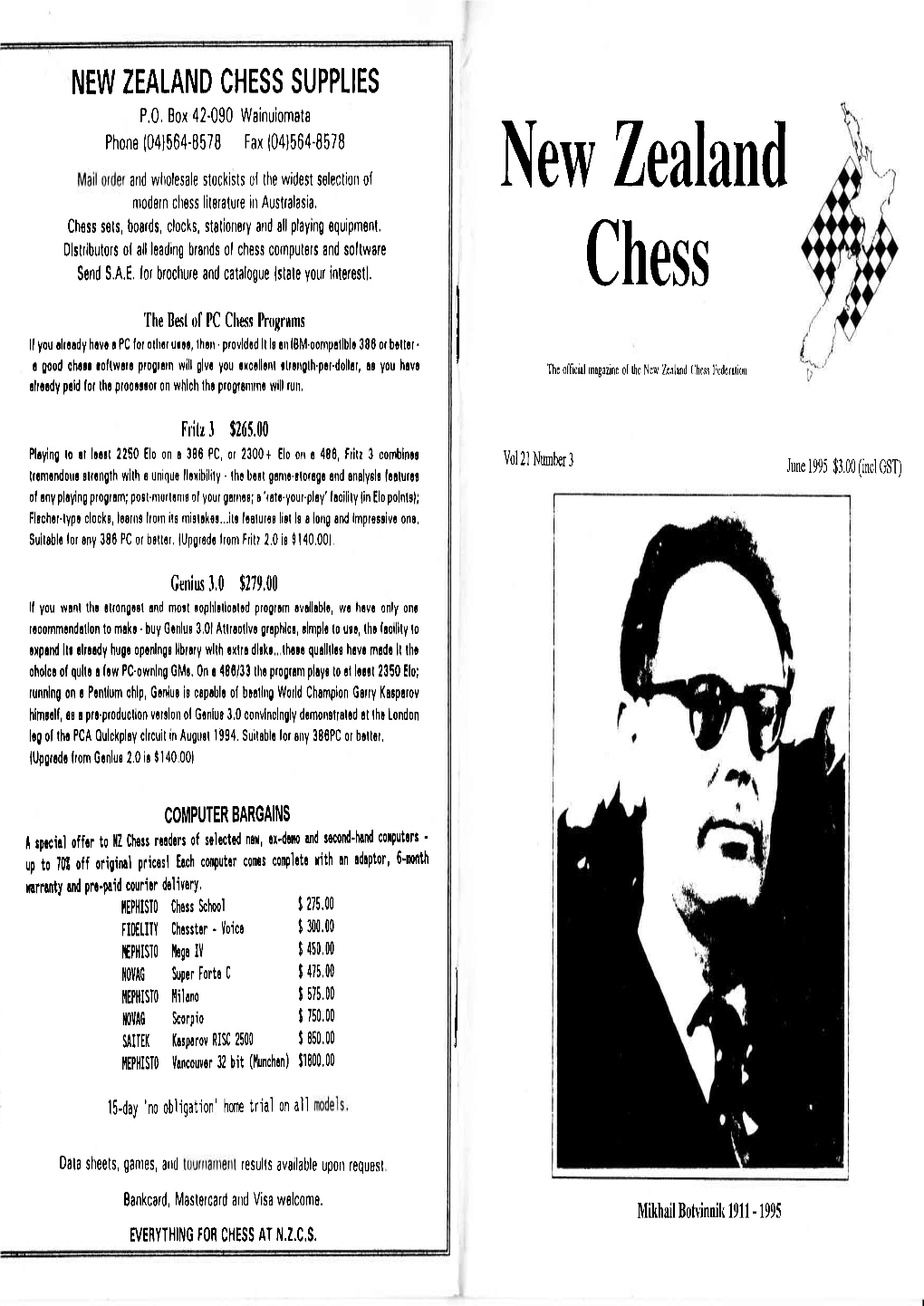 New Zealand Chess Supplies P.O