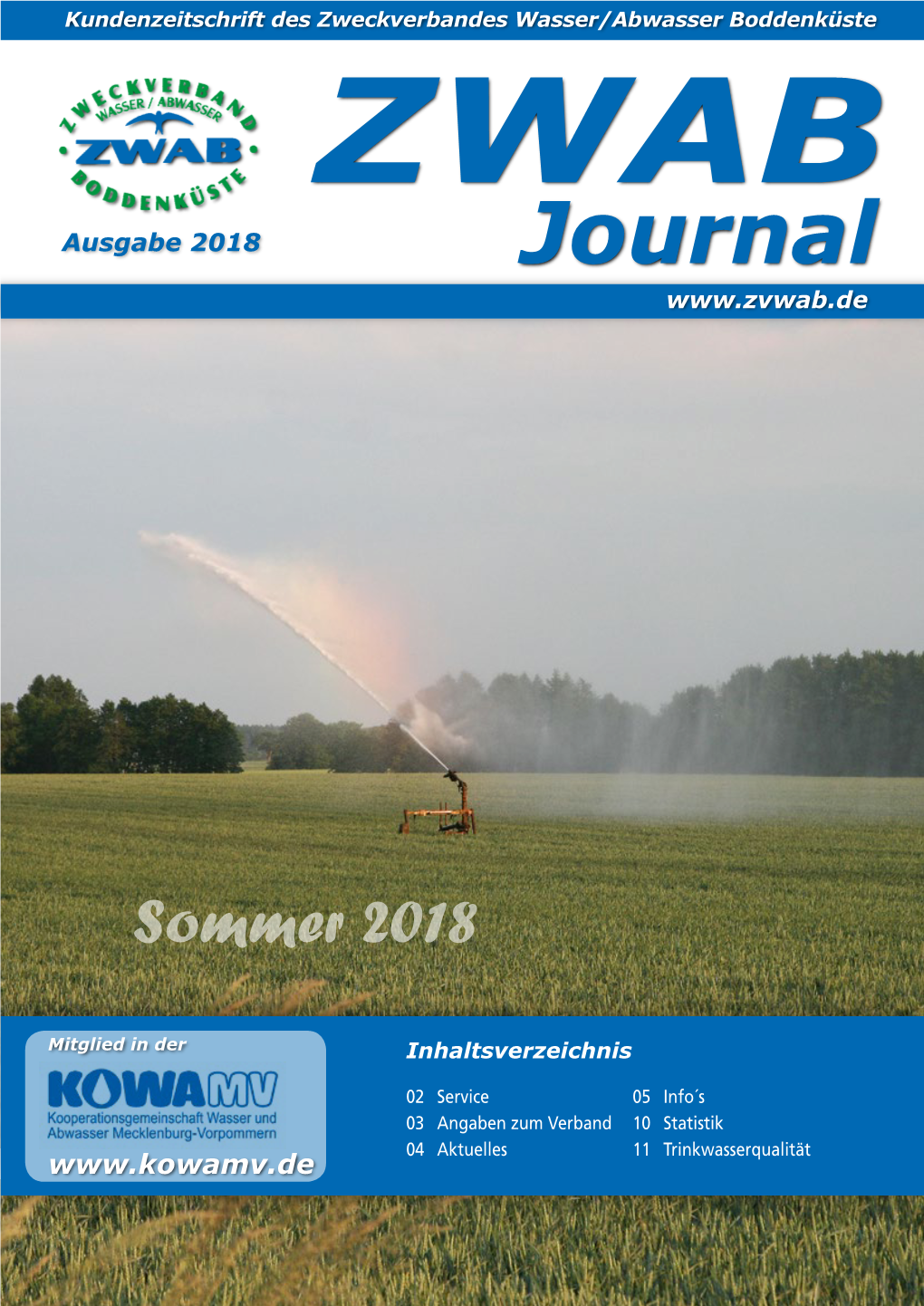 ZWAB Ausgabe 2018 Journal