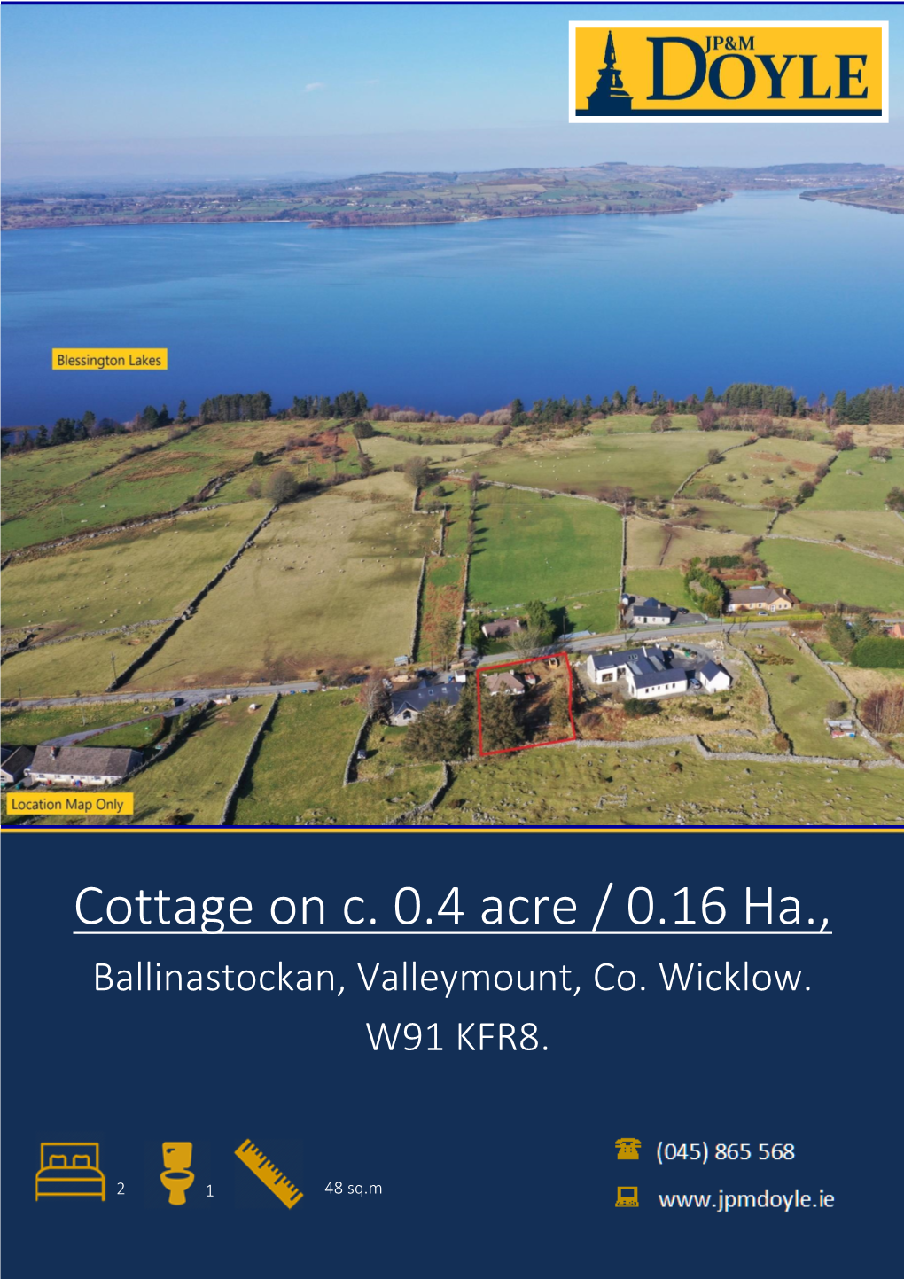 Cottage on C. 0.4 Acre / 0.16 Ha., Ballinastockan, Valleymount, Co