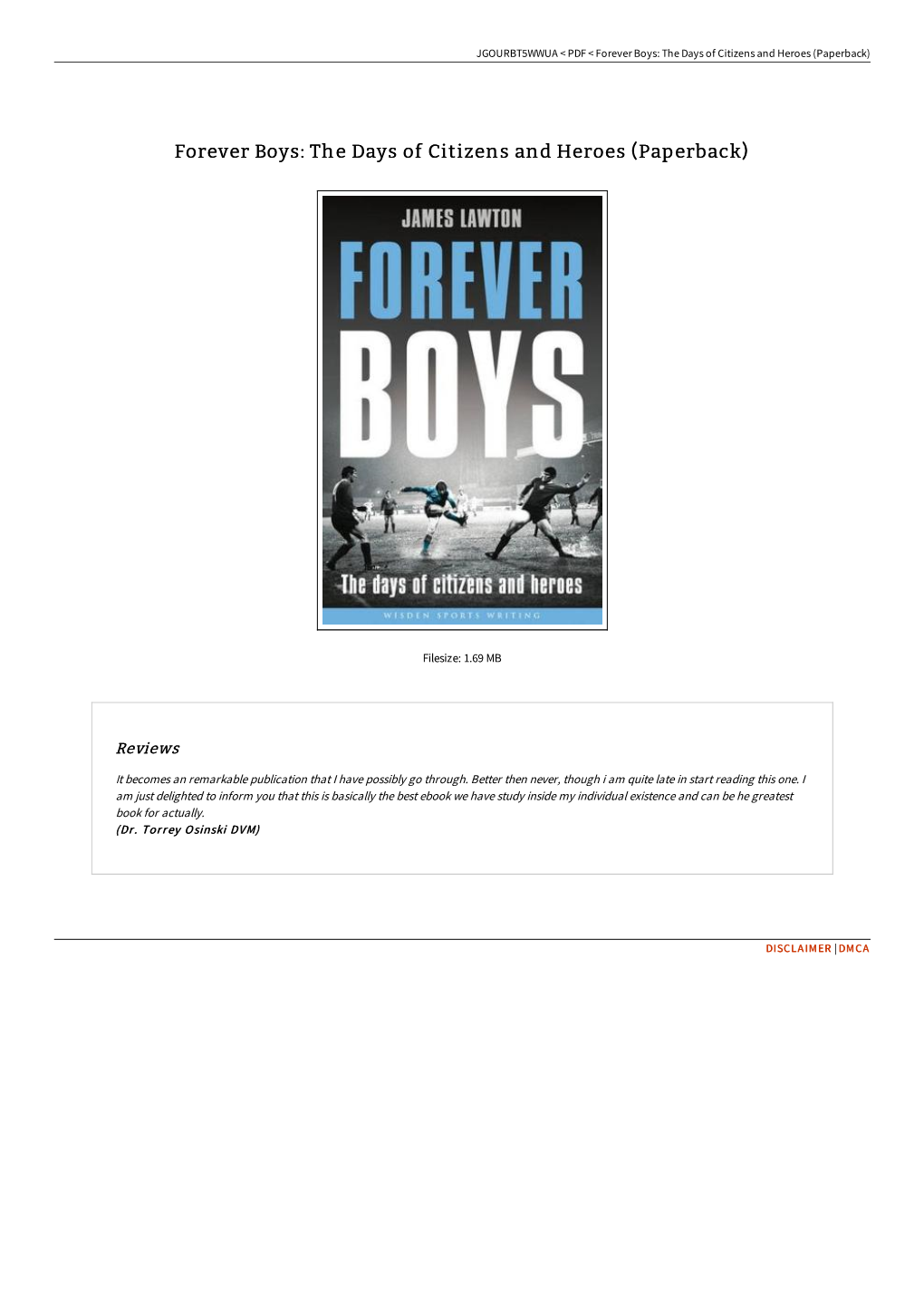 Download PDF Forever Boys: the Days of Citizens and Heroes (Paperback)