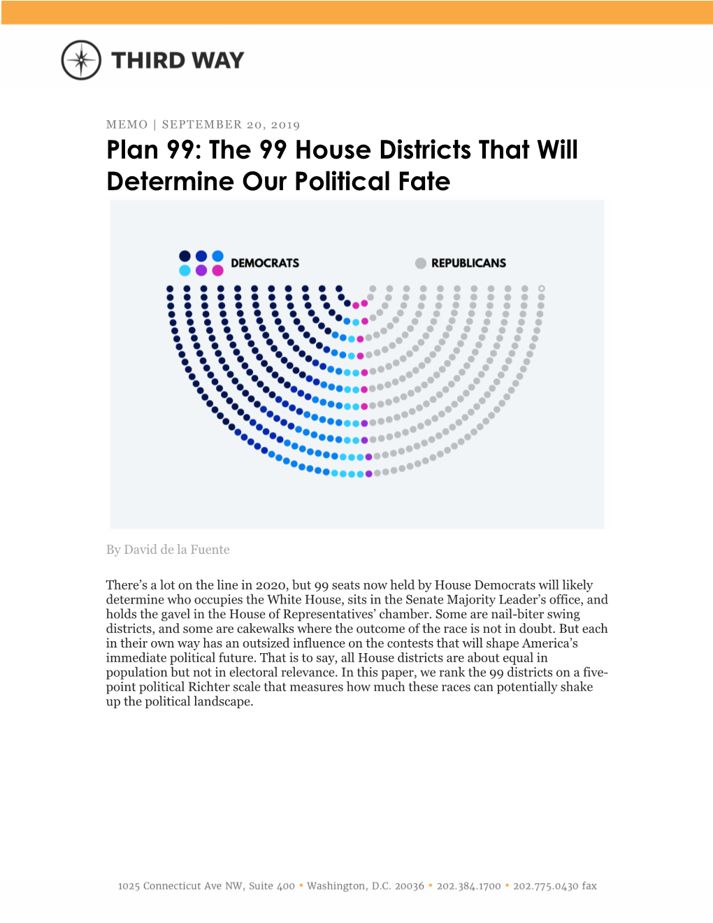 The 99 House Districts That Will Determine Our Political Fate