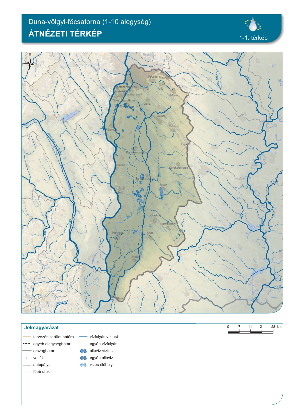 1-10 Duna-Völgyi Főcsatorna Alegység Térképei