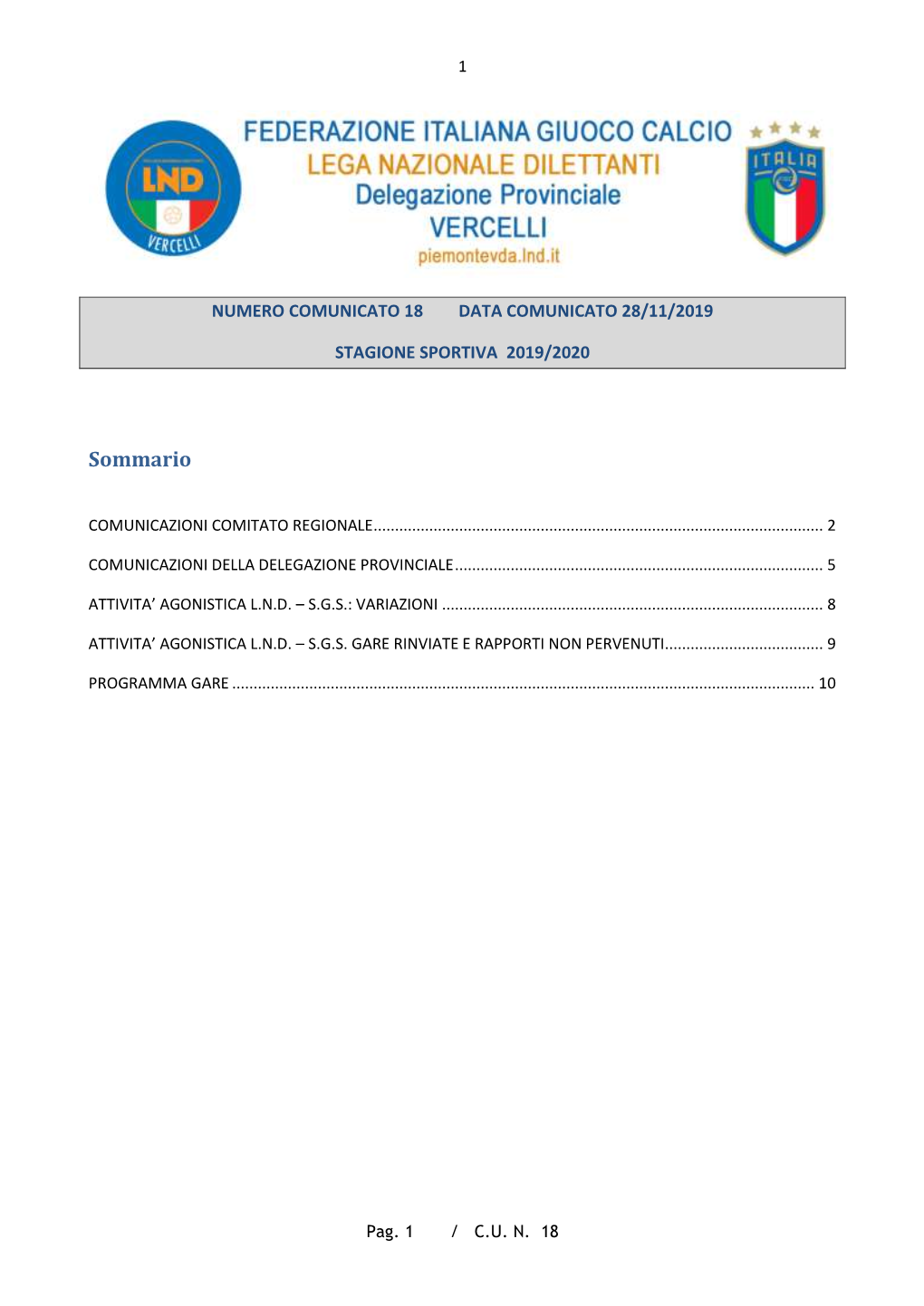 VC) – Via Fratelli Brignone, 1 ALICESE ORIZZONTI – CASALE CALCIO – DIAVOLETTICALCIO – L.G