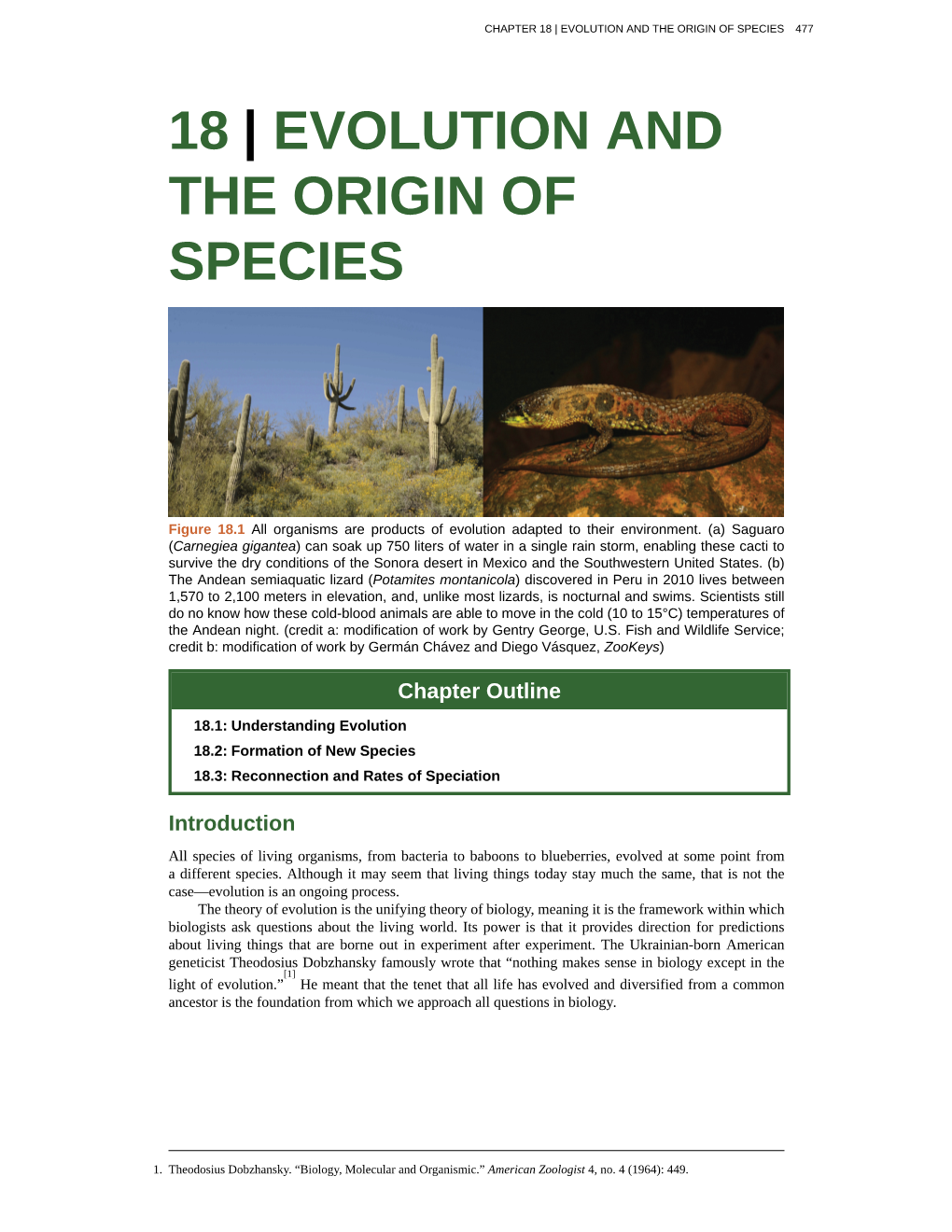 Evolution and the Origin of Species 477