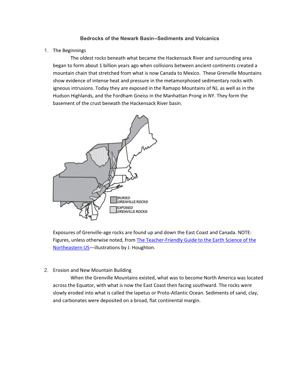 1. the Beginnings the Oldest Rocks Beneath What Became The