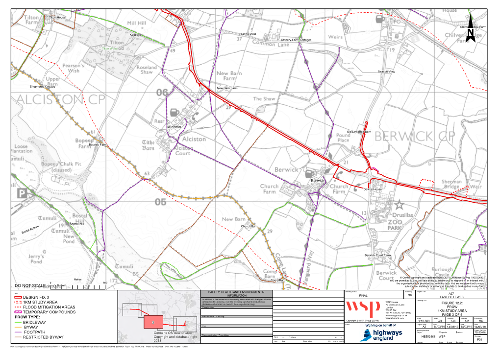 A27 East of Lewes Improvements PCF Stage 3 – Environmental Assessment Report