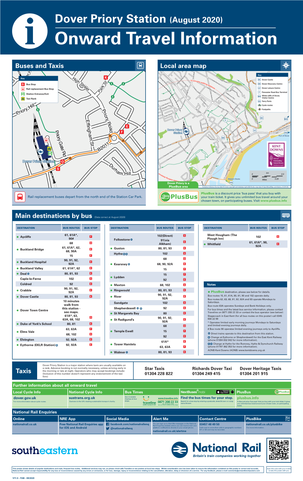 Onward Travel Information Dover Priory Station