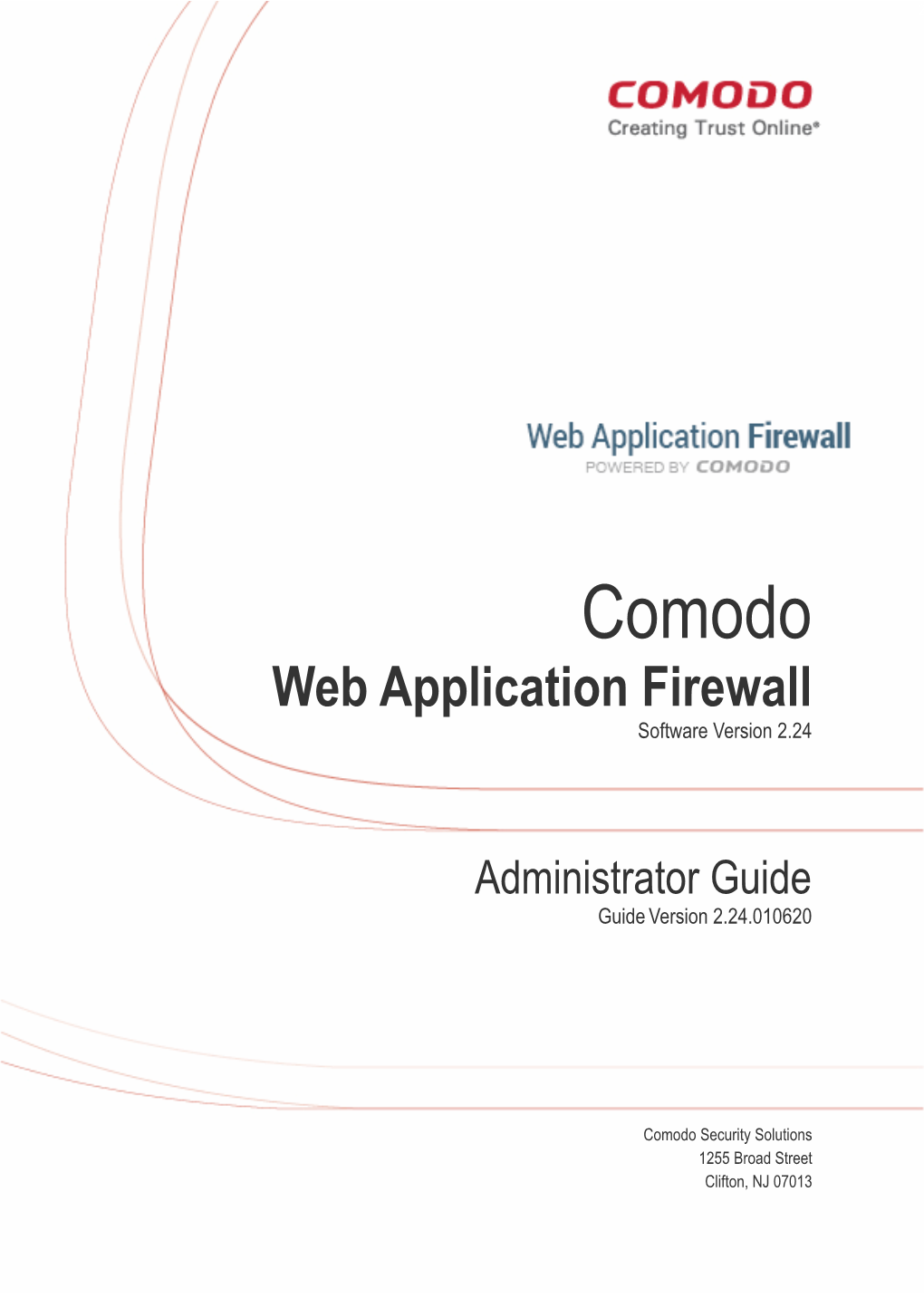 Comodo Web Application Firewall Administartor Guide