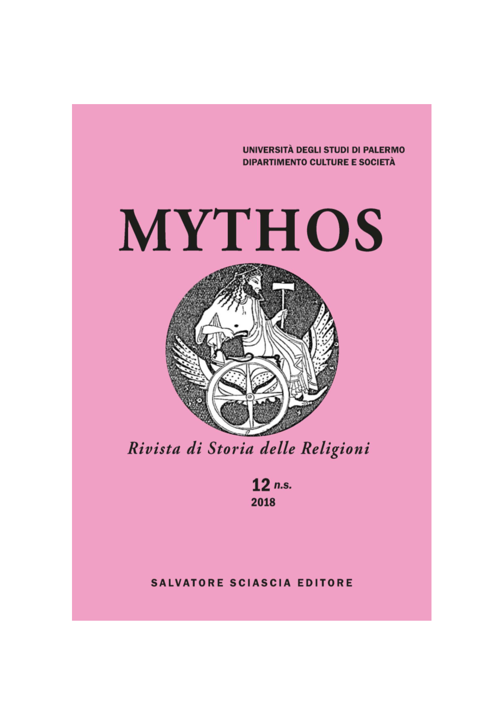 Mythos, 12 | 2018 [Online], Online Dal 24 Septembre 2019, Consultato Il 23 Septembre 2020