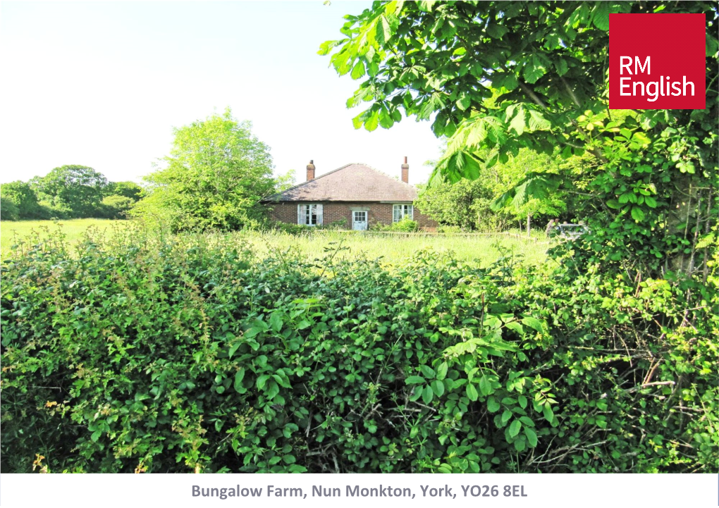 Bungalow Farm, Nun Monkton, York, YO26