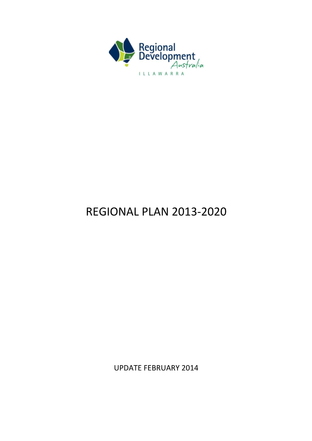 RDA Illawarra Regional Plan 2013-2020