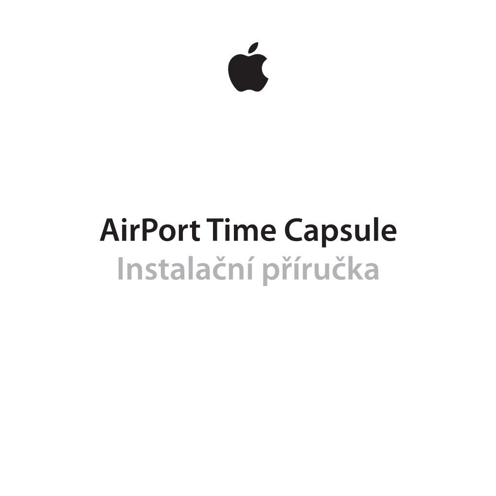 Airport Time Capsule Instalační Příručka