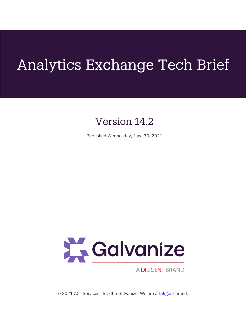 Analytics Exchange Tech Brief