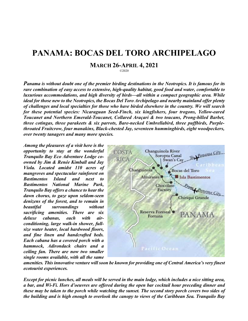 Panama: Bocas Del Toro Archipelago