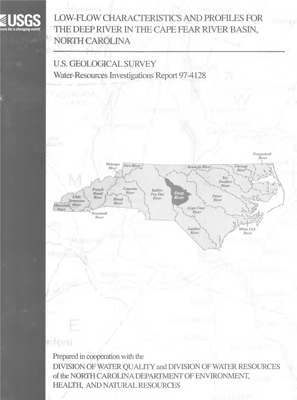 Low-Flow Characteristics and Profiles for the Deep River in the Cape Fear River Basin, North Carolina