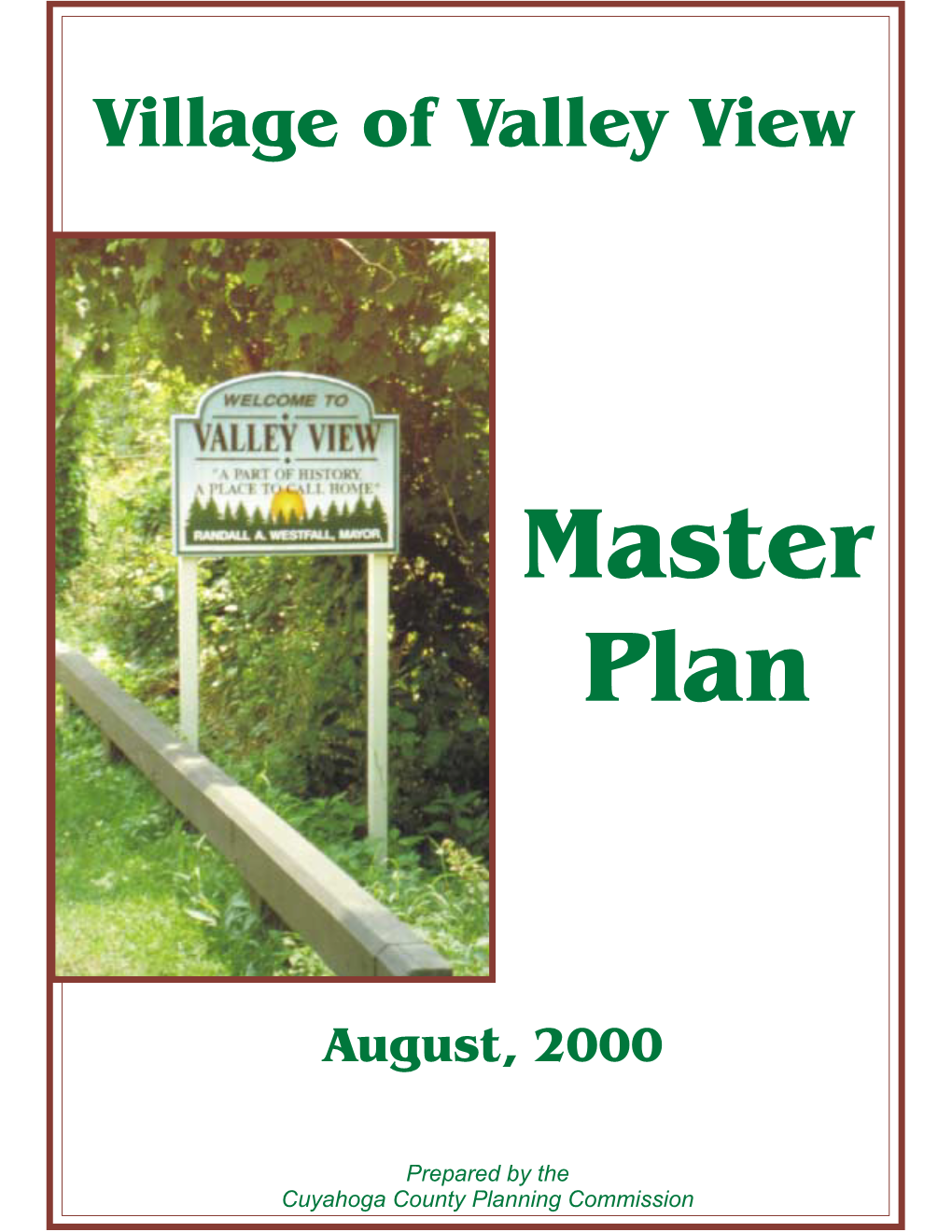Valley View Master Plan