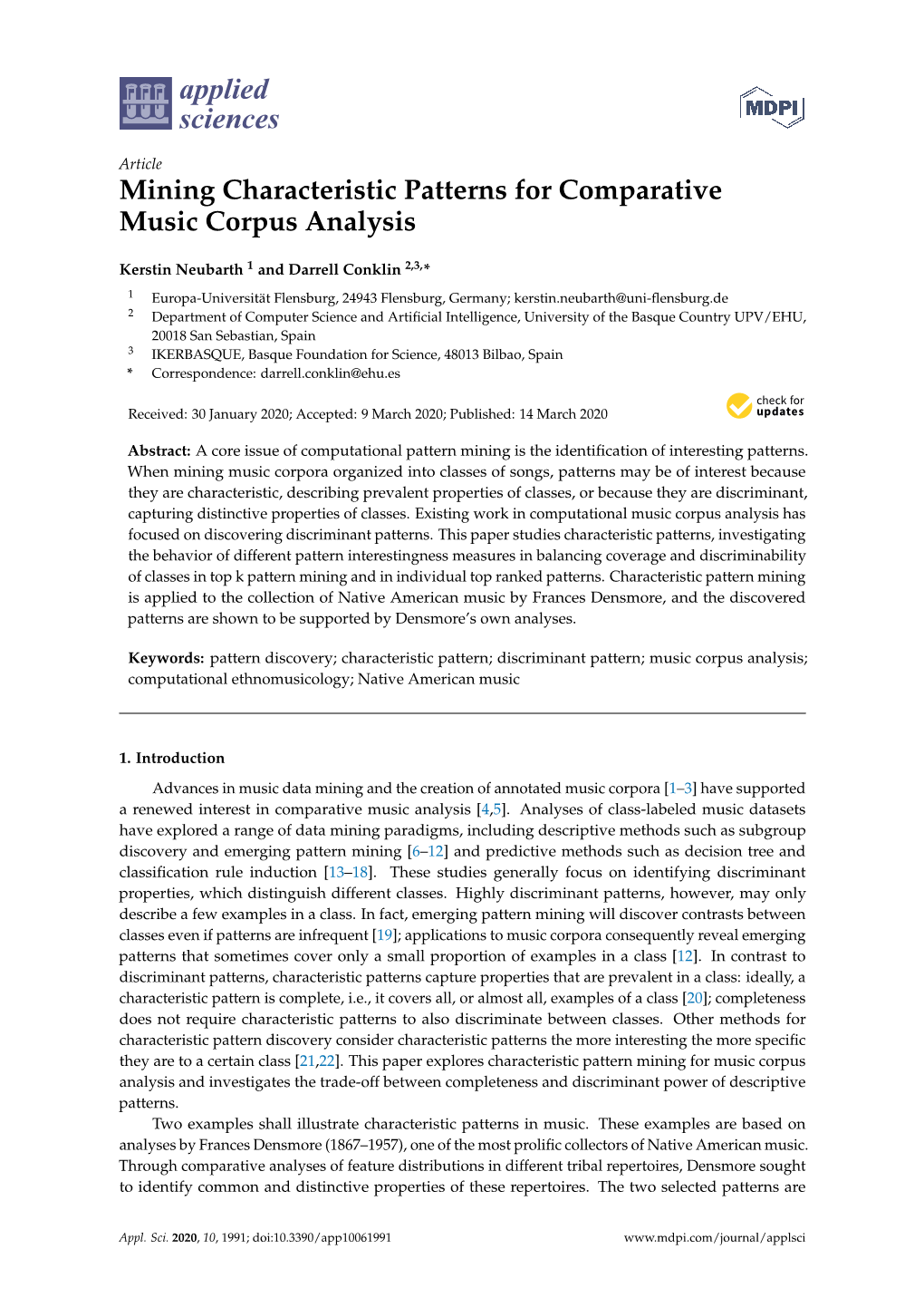 Mining Characteristic Patterns for Comparative Music Corpus Analysis