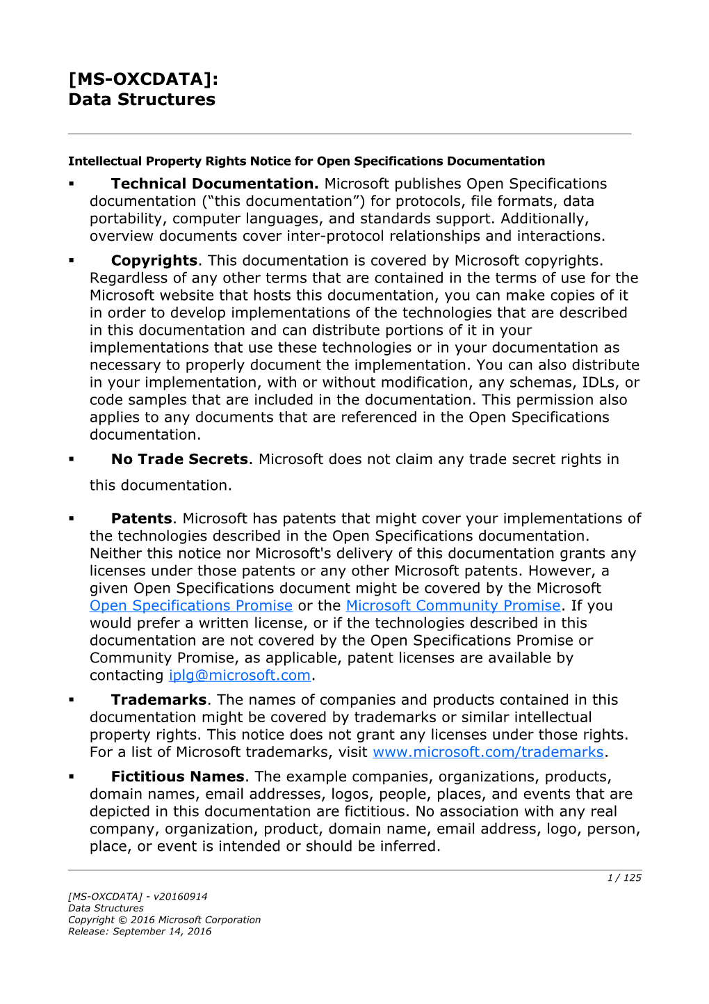 Intellectual Property Rights Notice for Open Specifications Documentation s70