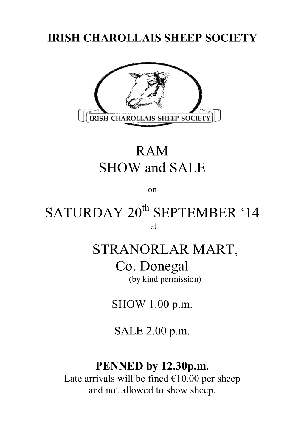 14 STRANORLAR MART, Co. Donegal