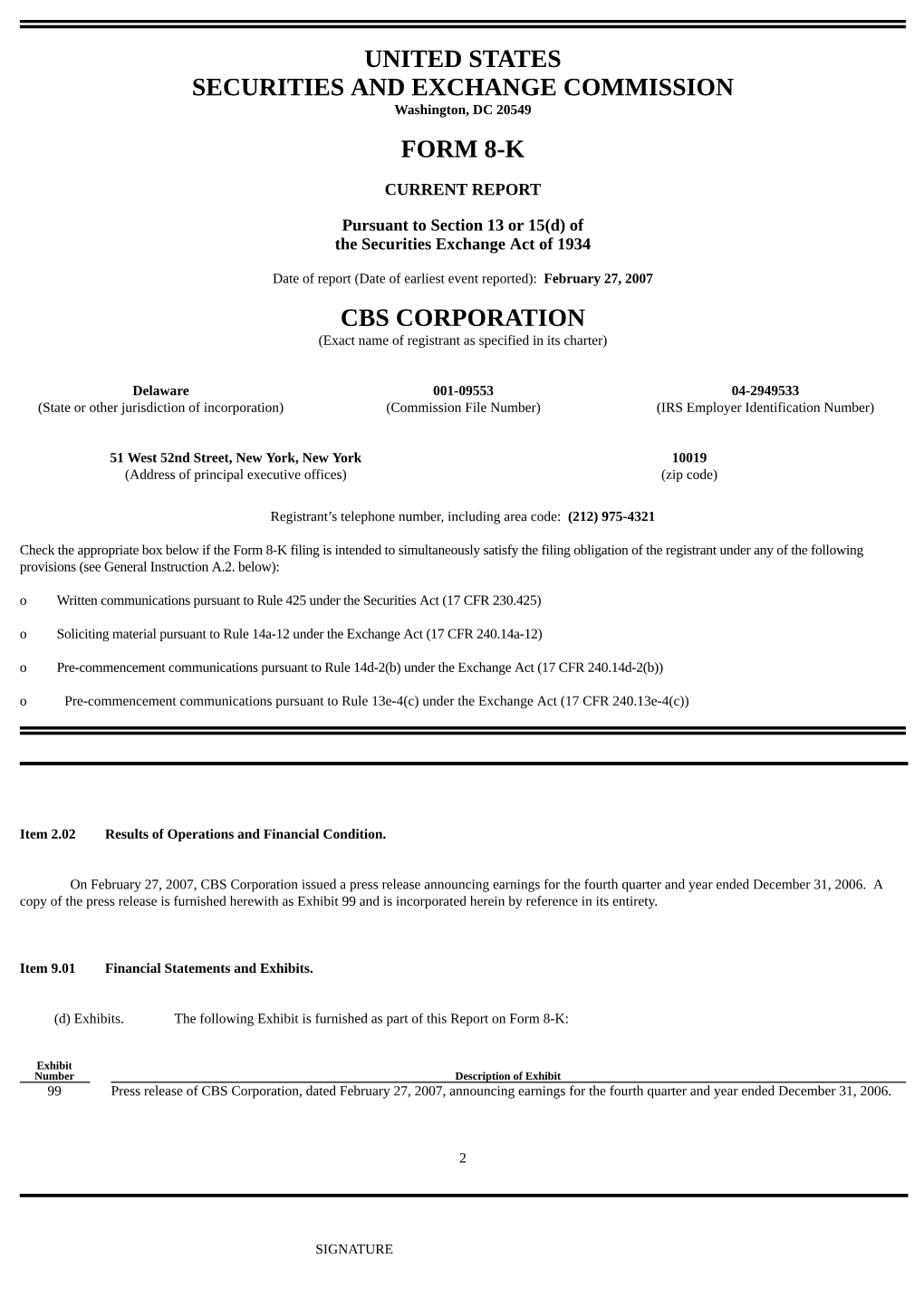 UNITED STATES SECURITIES and EXCHANGE COMMISSION Washington, DC 20549 FORM 8-K