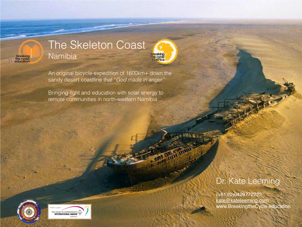 The Skeleton Coast Expedition Brochure