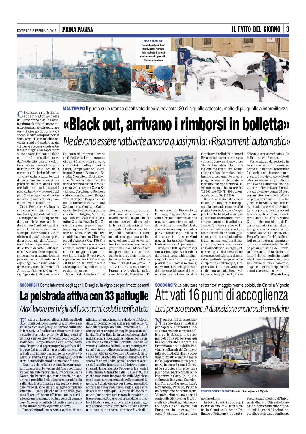 «Black Out, Arrivano I Rimborsi in Bolletta»