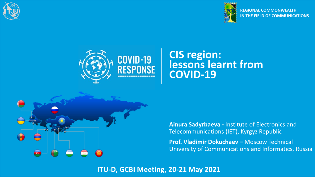 CIS Region: Lessons Learnt from COVID-19