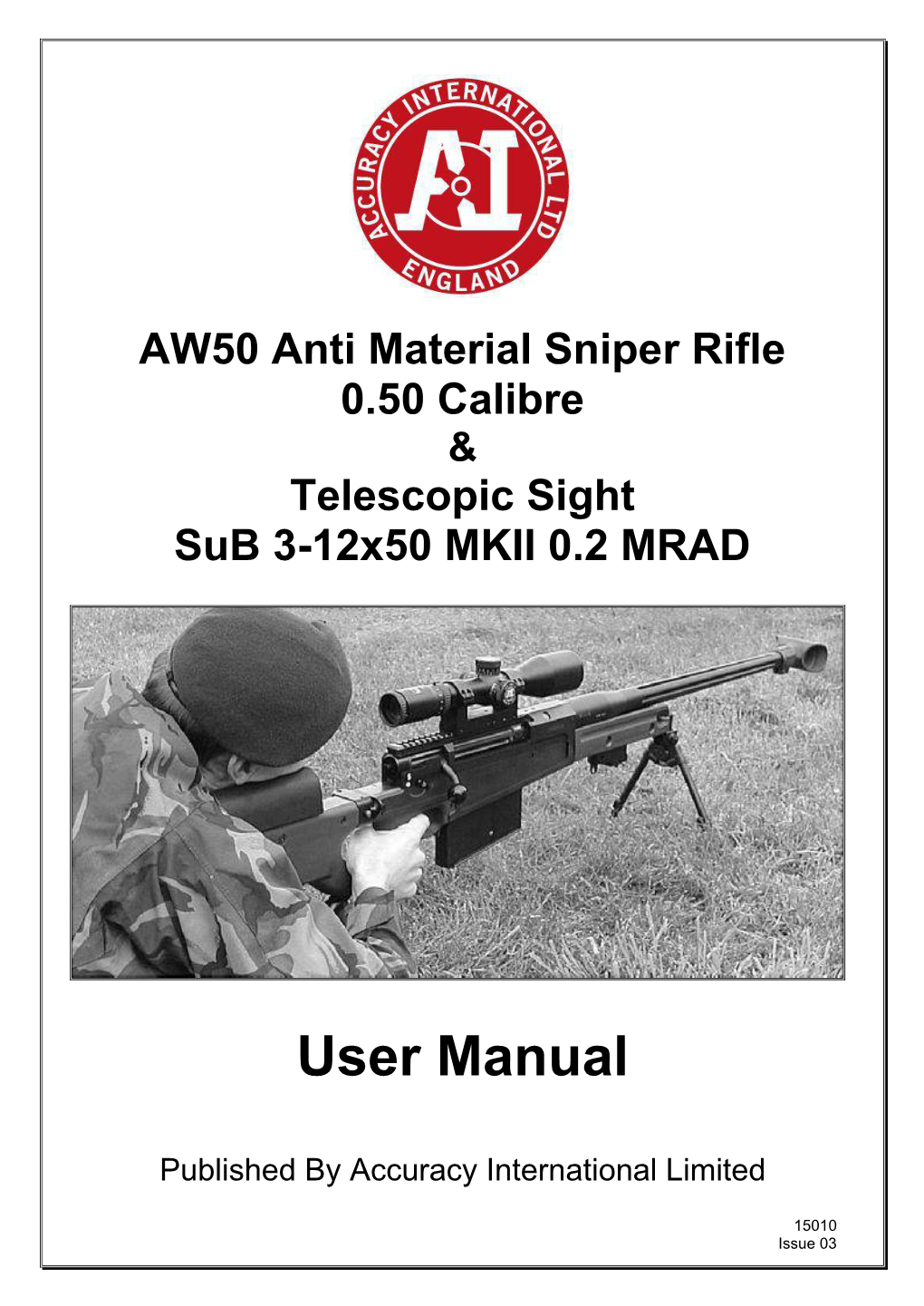 Accuracy International AW50 Manual