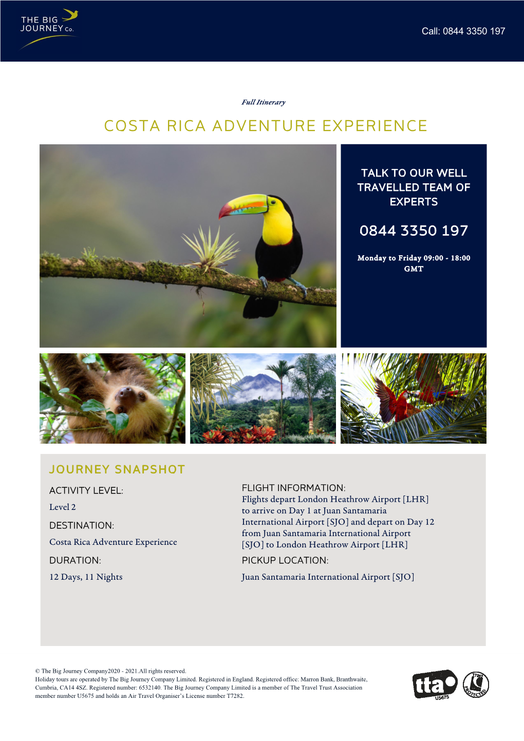 Costa Rica Adventure Experience