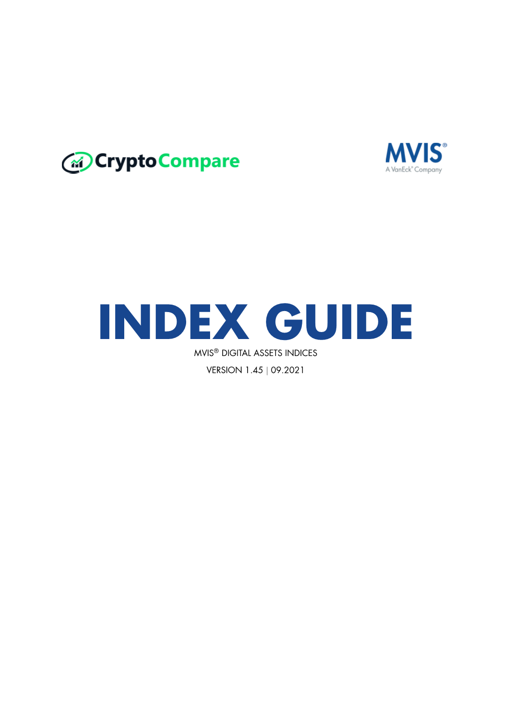 MVIS Cryptocompare Digital Assets Index Guide