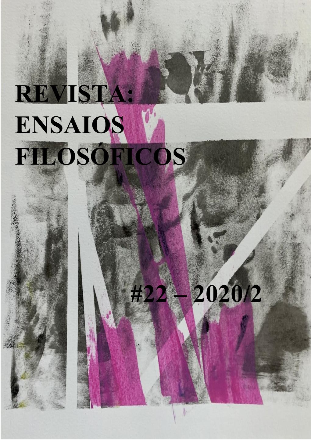 Revista: Ensaios Filosóficos #22 – 2020/2