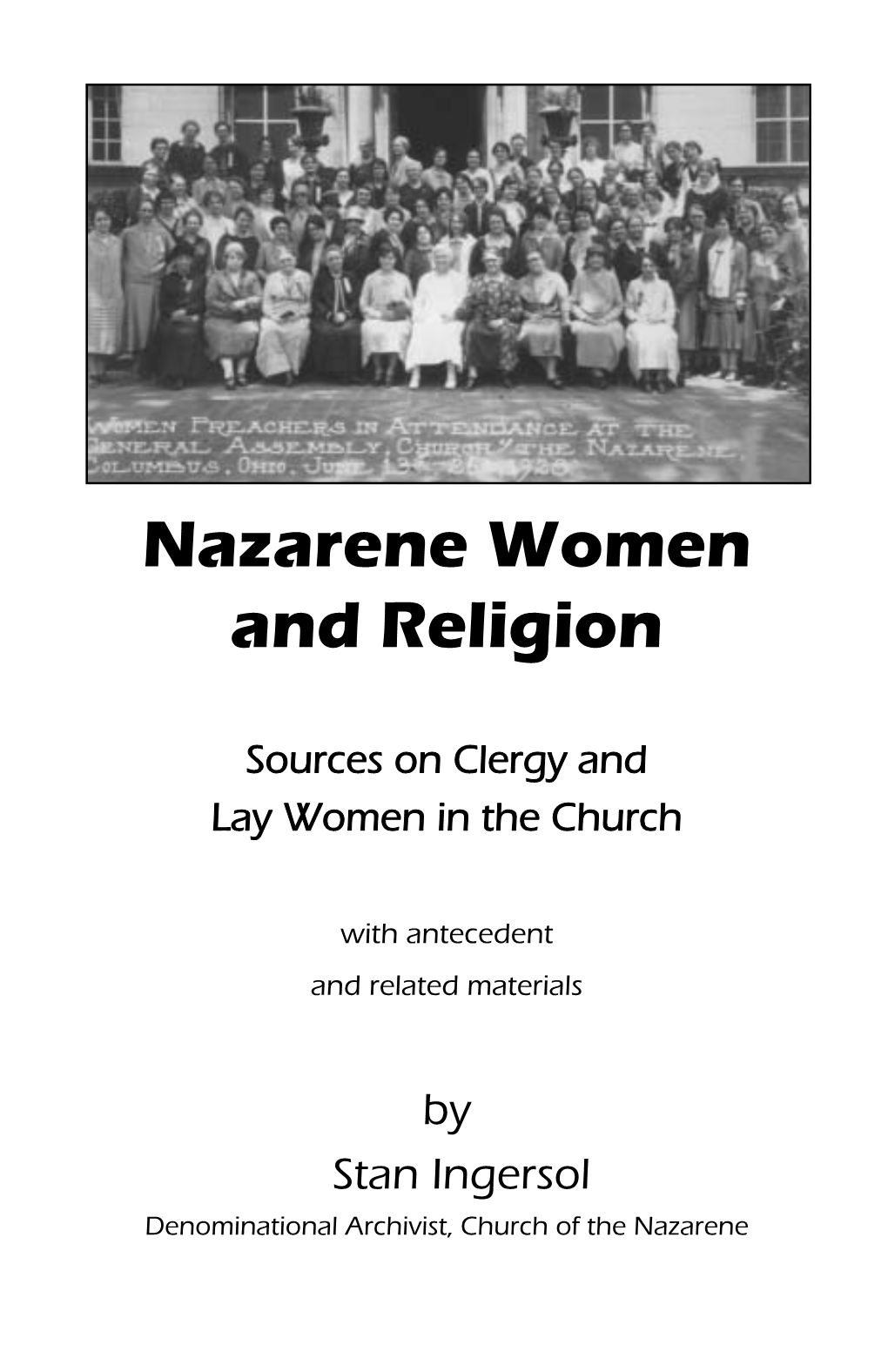 Nazarene Women and Religion