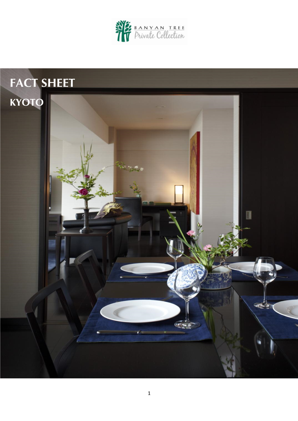 Fact Sheet Fact Sheet Kyoto Casa Lucardo