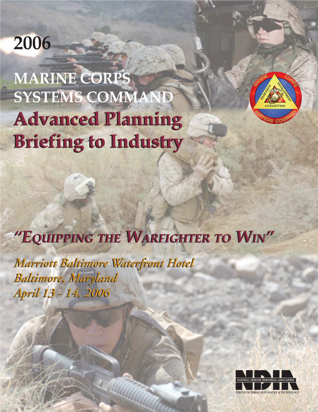 Advanced Planning Briefing to Industry 2006 Advanced Planning